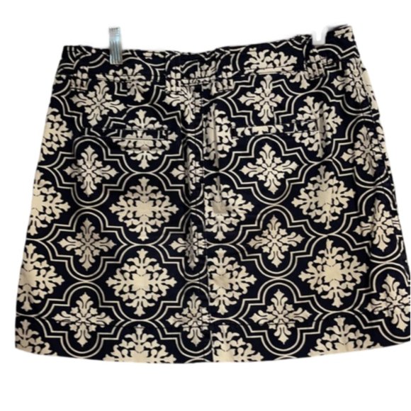 J.Crew Navy blue button down mini skirt size 4 - Picture 2 of 5